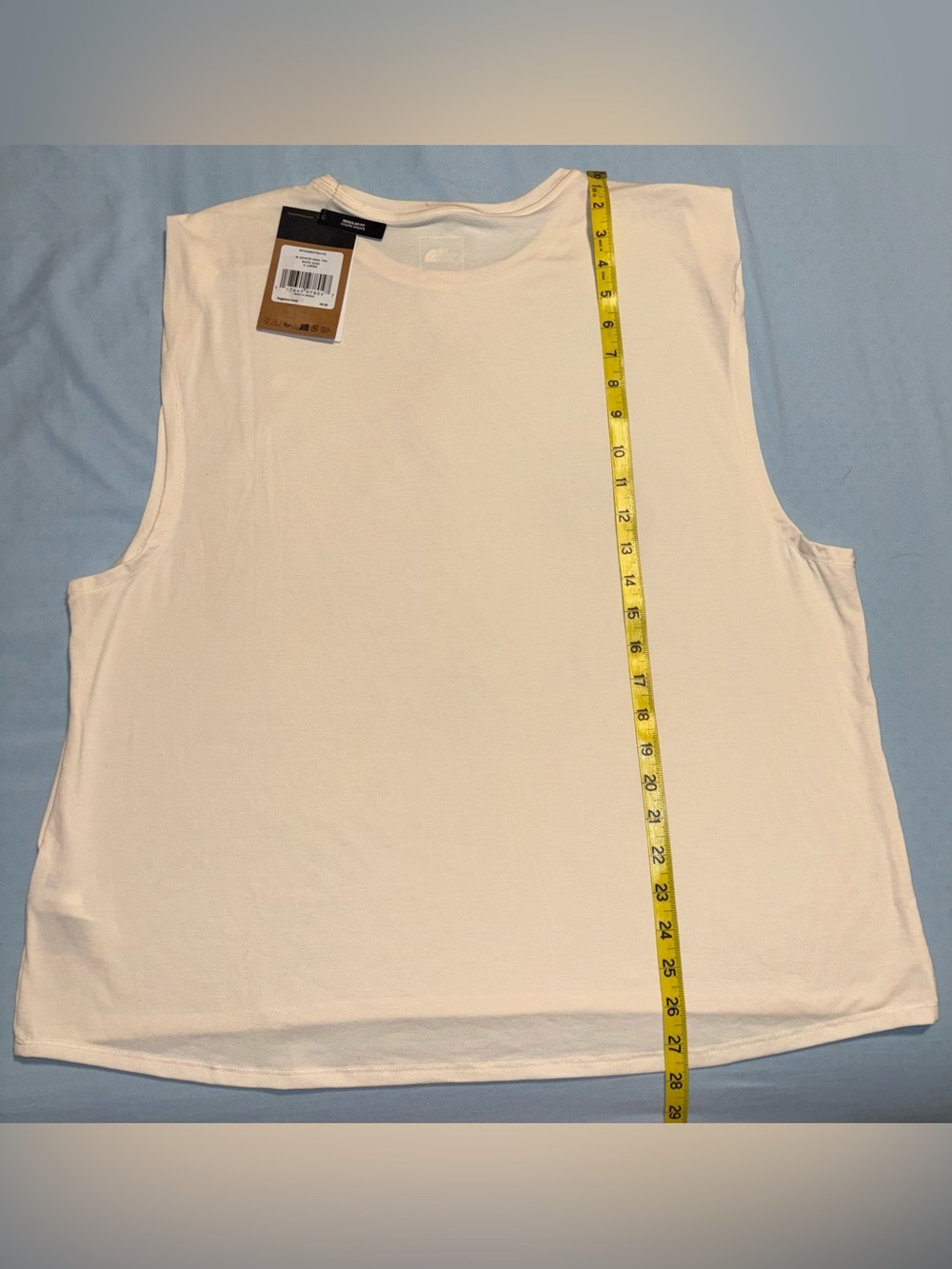 The North Face Women's Adventure Muscle Tank in White Dune Size XL NWT